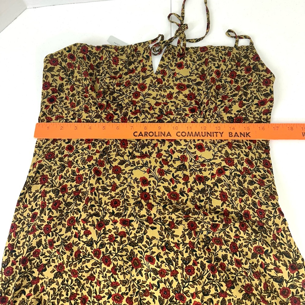 Floral Print Spaghetti Strap Sun Dress - Picture 10 of 16